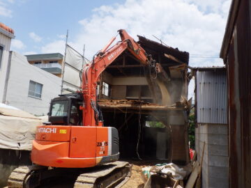 住宅解体後の産業廃棄物