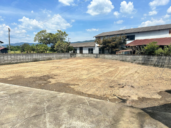 建物解体施工後