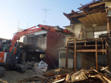 建物解体現場